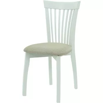 Стул Аврора Тулон, Эмаль белая/Шелк Атина