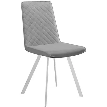 Стул B22 GREY, ножки белые Dikline 00-00058125