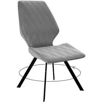 Стул B22 поворотный/ ножки черные Dikline 00-00061453