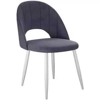 Стул B28 ANTRACITE, ножки белые Dikline 00-00059230