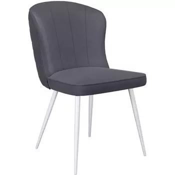 Стул B28 ANTRACITE, ножки белые Dikline 00-00060791