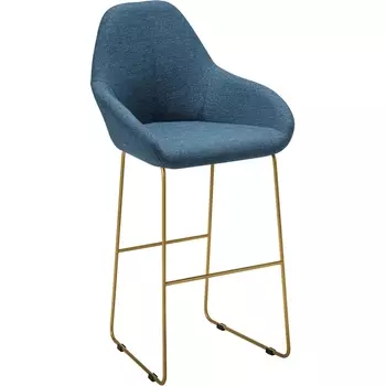Стул бар Kent БлюАрт/Линк Золото R-Home арт.4101198h_БлюАртЗолот_БАР