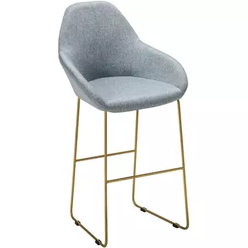 Стул бар Kent Грей/Линк Золото R-Home арт.4101198h_ГрейЗолот_БАР
