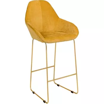 Стул бар Kent Желт/Линк Золото R-Home арт.4101198h_ЖелтЗолот_БАР