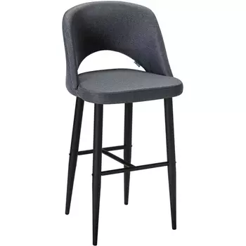 Стул Бар.Lars темно-серый/черный R-Home арт.410220132h_Dark grey_черн_БАР