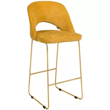 Стул бар Lars Жёлт/ЛинкЗолот R-Home арт.4101208h_ЖёлтЗолот_БАР