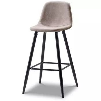 Стул барный 350B TD3052-11/черный ESF DC350B beige/black3052-11