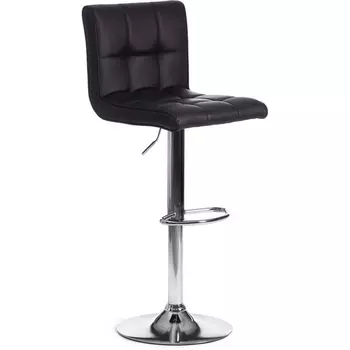 Стул барный BARBER (mod. KY711D) / 1 шт. в упаковке Tetchair (Металл,Экокожа/Черный,Хром) арт.19766