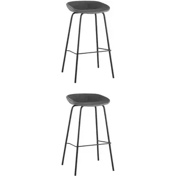 Стул барный Beetle Lite PU серый 2 шт Stool Group (арт.УТ000038317)
