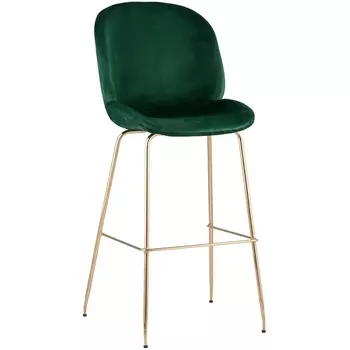 Стул барный Stool Group Beetle со спинкой изумрудный УТ000001772