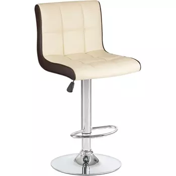 Стул барный CANDY (кремово-коричневый) (Dobrin)
