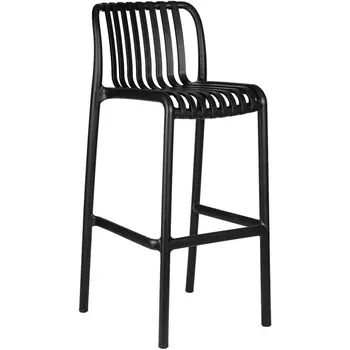 Стул барный (черный) Dobrin 777PP-LMZL CHLOE BAR BAR, цвет черный