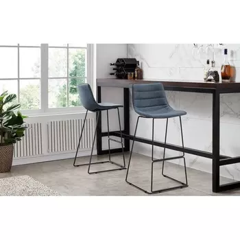 Стул барный CQ-8280E-1 синий ESF син2078