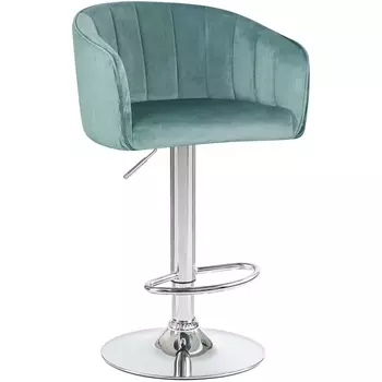 Стул барный (мятный велюр (1922-8)) Dobrin 5025-LM DARCY DARCY, цвет сиденья мятный (1922-8), основания хром