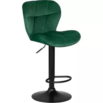 Стул барный DOBRIN BARNY BLACK (зеленый велюр (MJ9-88)) Dobrin