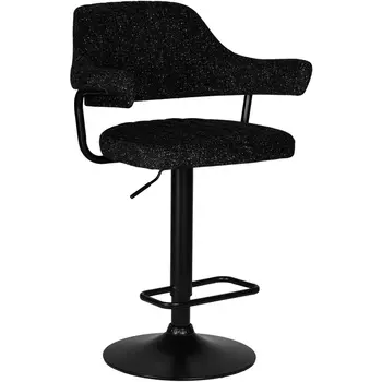 Стул барный DOBRIN CHARLY BLACK (черный твид (LEO18)) Dobrin