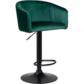 Стул барный DOBRIN DARCY BLACK (зеленый велюр (1922-9)) Dobrin