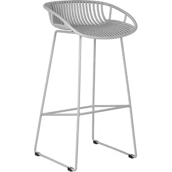 Стул барный Dobrin FRANK (светло-серый)