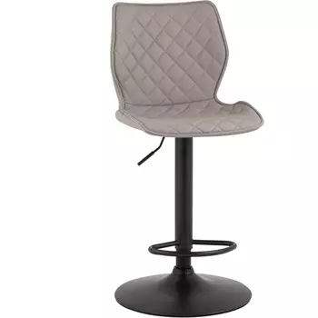 Стул барный Dome экокожа серый Stool Group арт.УТ000039361