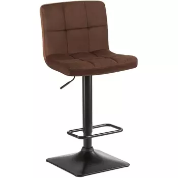Стул барный (шоколадный велюр (MJ9-111)) Dobrin 5018-LM DOMINIC DOMINIC, цвет сиденья шоколадный (MJ9-111), основания черный