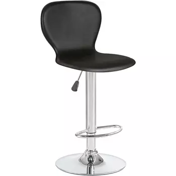 Стул барный (чёрный) Dobrin 2640-LM ELISA ELISA, цвет сиденья черный, основания хром