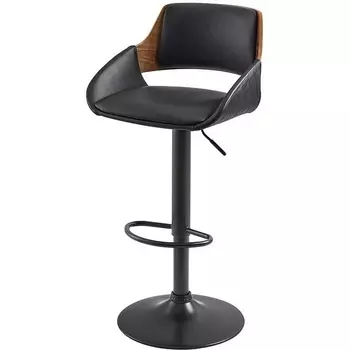 Стул барный ESF JY3143X-L черный/орех/черный