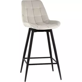 Стул барный Флекс с поворотным механизмом велюр бежевый Stool Group арт.УТ000040033