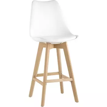Стул барный Stool Group FRANKFURT белый УТ000025486