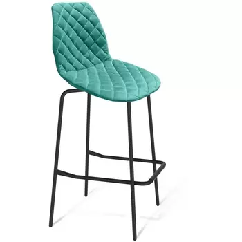 Стул барный голубая лагуна/черный муар Sheffilton SHT-ST29-C12/S29 5132364402