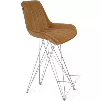 Стул барный горчичный/хром лак Sheffilton SHT-ST37/S66 8272263002