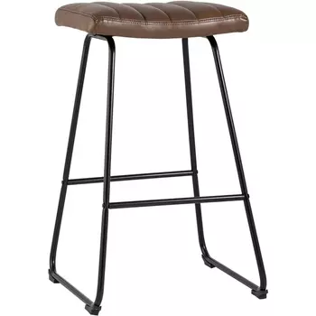 Стул барный Ковбой экокожа коричневый Stool Group УТ000005624