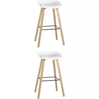 Стул барный LIBRA SOFT БЕЛЫЙ 2 шт Stool Group (арт.УТ000038347)