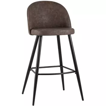 Стул барный Лион коричневая экокожа (Stool Group)