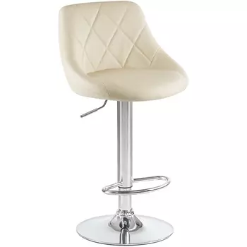 Стул барный (кремовый) Dobrin 5007-LM LOGAN LOGAN, цвет сиденья кремовый, основания хром