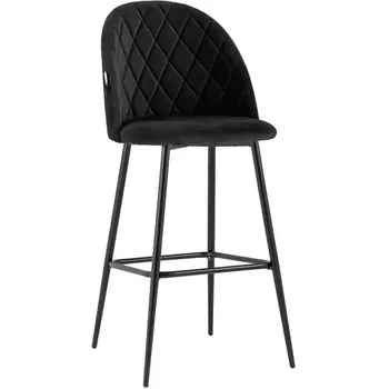 Стул барный велюр черный Stool Group УТ000025275