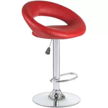 Стул барный MIRA (бордовый) (Dobrin)