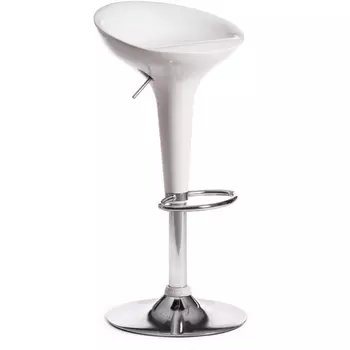 Стул барный (mod. KY801) белый/хром (металл/пластик) Tetchair 113661 15090