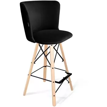 Стул барный ночное затмение/прозрачный лак/черный Sheffilton SHT-ST36/S80 1880573302