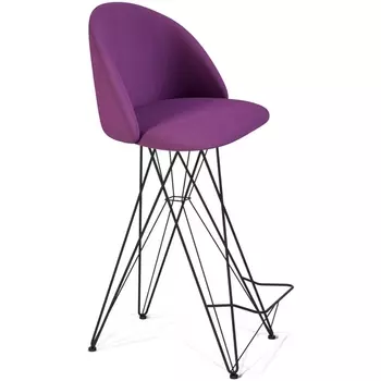 Стул барный ягодное варенье/черный муар Sheffilton SHT-ST35/S66 8902342201