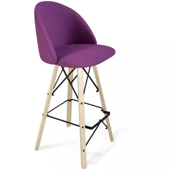 Стул барный ягодное варенье/прозрачный лак/черный Sheffilton SHT-ST35/S80 3327492302