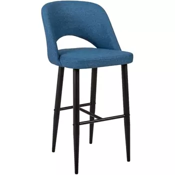 Стул барный R-Home Lars БлюАрт/Черный