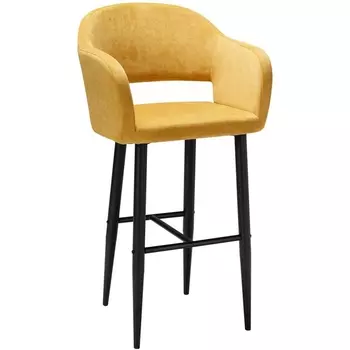 Стул барный R-Home Oscar Сканди Желт/Черный