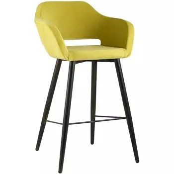 Стул барный Саймон велюр золотистый (Stool Group)