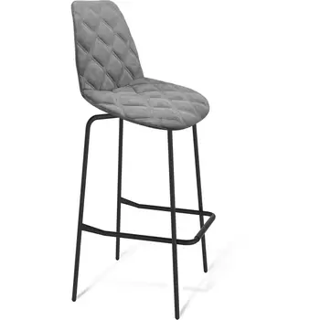 Стул барный серый туман/черный муар Sheffilton SHT-ST29-С20/S29 8457707201