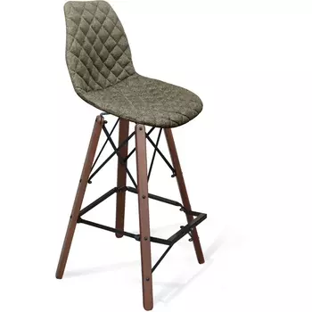 Стул барный Sheffilton SHT-ST29-C12/S80 коричневый сахар/темный орех/черный муар