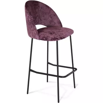 Стул барный Sheffilton SHT-ST34/S29 вишневый джем/чёрный муар от фабрики Sheffilton