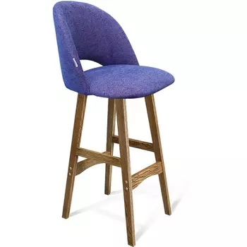 Стул барный SHT-ST34/S65 синий мираж/светлый орех от фабрики Sheffilton