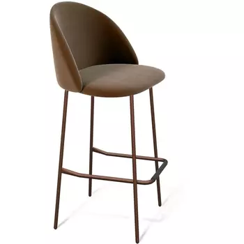 Стул барный SHT-ST35/S29 кофейный ликер/медный металлик от фабрики Sheffilton