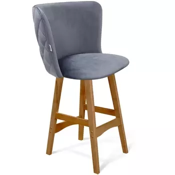 Стул барный SHT-ST36-3/S65 нейтральный серый/светлый орех от фабрики Sheffilton