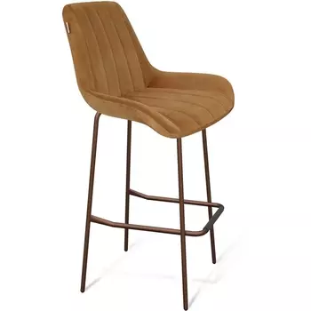 Стул барный SHT-ST37/S29 горчичный/медный металлик от фабрики Sheffilton